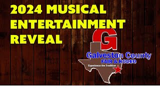 Galveston County Fair 2024 Entertainment LineUp [upl. by Nneb]