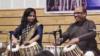 Mitali Khargonkar with Pt Vilas Khargonkar  Gurupurnima Celebration  Tabla Duet  Teentaal [upl. by Alic]