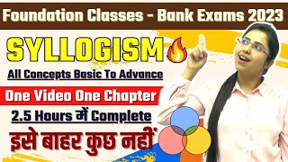 Syllogism Complete Chapter  Basic to Advanced Concept  Prelims amp Mains  SBI amp IBPS  Smriti Sethi [upl. by Naibaf]