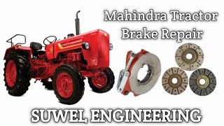 mahindra tractor brake repair viral video [upl. by Airod]