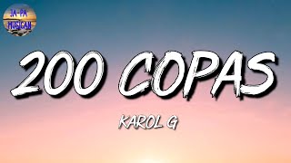 🎵 Reggaeton KAROL G  200 COPAS  Romeo Santos Bad Bunny Lenny Tavárez Mix Letra [upl. by Saxena969]