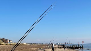 Suffolk Beach Fishing Pakefield Beach did not disappoint [upl. by Nuris913]