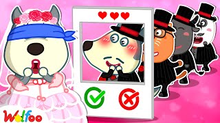 Mommy Lets Play a Giant Dating Game to Find GroomWolfoo Family Fun Playtime  MoreWolfoo Channel [upl. by Rebeka]