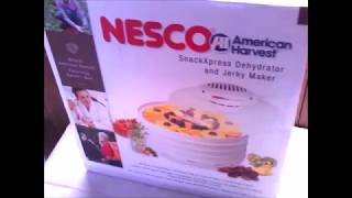 Nesco American Harvest FD 37 400 Watt Food Dehydrator unboxing [upl. by Mohammed703]