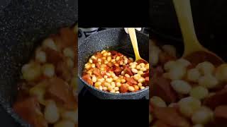 Sucuklu Kuru Fasulye Tarifi Shorts shortvideo saitusta food yemektarifi recipe [upl. by Dianne927]