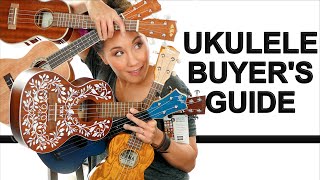 Ukulele Buyers Guide Beginners Comparing Size Brands and Prices [upl. by Latia]