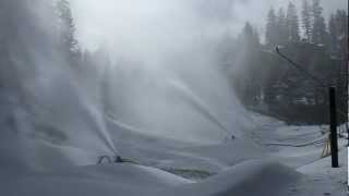 Snow Making at Heavenly Ski Resort [upl. by Azeel]