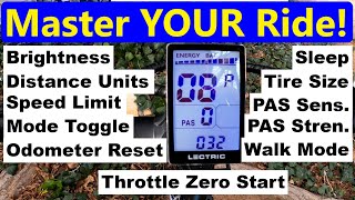 Take Control of Your Lectric EBike 11 MUST KNOW Settings [upl. by Attenweiler]