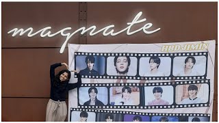 Met Jimins Dad at Magnate 😭💜  Magnate Cafe tour  BTS ARMY 💜  Indian 🇮🇳  South Korea 🇰🇷  Busan [upl. by Deina]