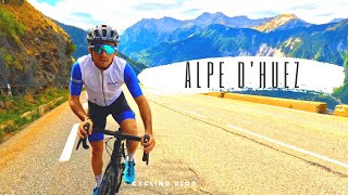 CLIMBING ALPE DHUEZ  The most famous climb of the TOUR DE FRANCE [upl. by Anrehs]