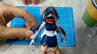 Bandai Diver Ayame painting pt 4 [upl. by Tressia]