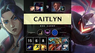 Caitlyn ADC vs Lucian Rampage  EUW Master Patch 1421 [upl. by Deerdre]