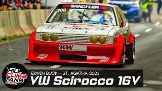 300hp VW SpiessScirocco 16V  Erwin Buck  Hill Climb St Agatha 2023 [upl. by Bret52]