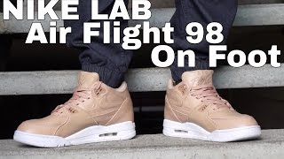 NIke Lab Air Flight 89 Tan Vachetta On Foot [upl. by Samohtnhoj]