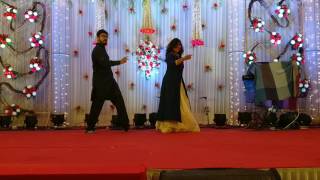 Chura ke dil Mera sangeet wedding dance duet [upl. by Kcirrag961]