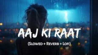 quotAaj Ki Raat  8D Lofi  Bass Boosted Chill Beats  Feel the Surround Sound 🎧quot [upl. by Kalbli]