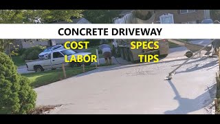 How much does a Concrete Driveway Cost FIVE things to consider  Consumer guide  Must watch [upl. by Eeldarb]