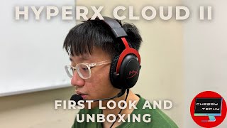 HyperX Cloud II Wired Gaming Headset  First Look amp Unboxing hyperx gamingheadset unboxing [upl. by Dhaf908]