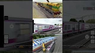 Mumbai Locals crossing in RG TRAIN updates trainrgtraintechdemo [upl. by Ern252]