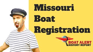 Missouri Boat Registration [upl. by Rhine554]