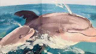 Read Aloud  Dolphin 🐬 Baby  story learning kidsvideo sea baby books [upl. by Wohlen]