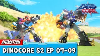 DinoCore Compilation  S02 EP07  09  Best Animation for Kids  TUBA [upl. by Ardua]