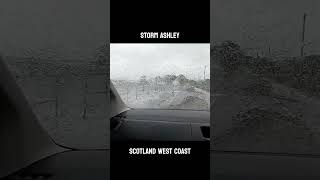 Storm Ashley hits the UK Scotland West Coast stormashley storm [upl. by Adnawak879]