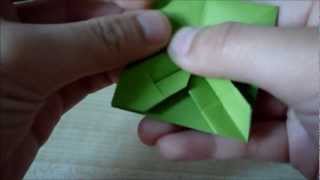 Origami Howto Placemat unit  Square coaster [upl. by Orfield659]