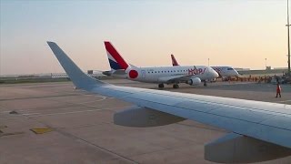 HOP Air France Paris Charles de GaulleOslo Embraer 190 Safety Sunset Takoff Landing [upl. by Nireves]