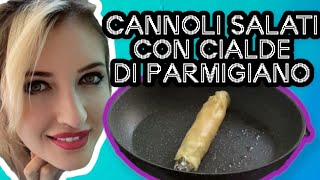 Faccio dei cannoli salati con le cialde di parmigiano [upl. by Ailasor769]