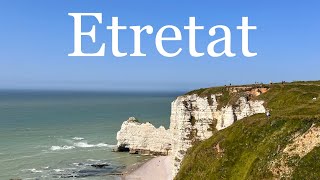 Etretat  Normandy region  Must visit place 🇫🇷 France [upl. by Herahab]