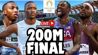 200M FINAL LIVE Paris 2024 Olympics Watch Party [upl. by Noitsuj]