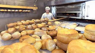 Amazing TURKISH BREAD Varieties Crazy bakers make thousands of breads [upl. by Heiney346]