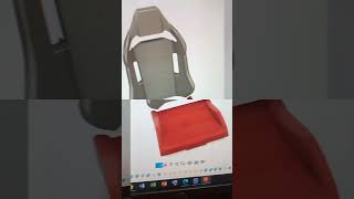 Custom seat for client  not done yet  3ddesign automobile 3dprintedparts diy autodesign [upl. by Riancho511]