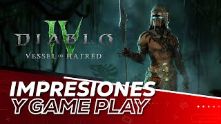 Diablo IV Vessel of Hatred Encarnaespíritu  Impresiones y Gameplay [upl. by Hauck]