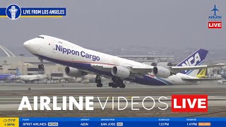 🔴LIVE Los Angeles LAX Airport Plane Spotting September 22nd 2024 [upl. by Parik]