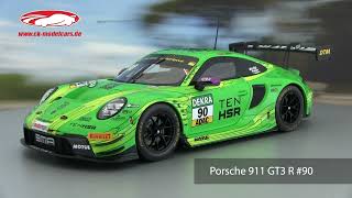 ckmodelcarsvideo Porsche 911 GT3 R 90 DTM 2023 Dennis Olsen Manthey Grello 118 Ixo [upl. by Diana]