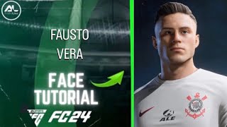 EAFC 24  FAUSTO VERA Face  Stats Tutorial [upl. by Benedetta214]