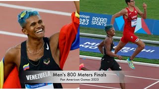 ♂️ 800 meters Finals  Pan American Games Santiago 2023 [upl. by Lebana622]