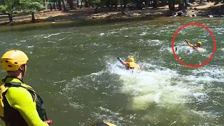 Swiftwater Rescue Surviving the Deadly Merced River [upl. by Leinad]