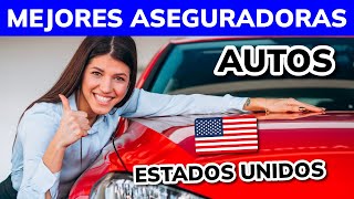 🥇 TOP 3 mejores ASEGURADORAS de AUTOS en ESTADOS UNIDOS [upl. by Gadmann]