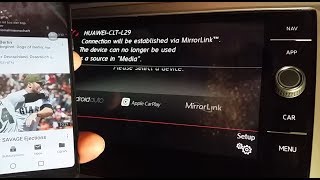 Howto Huawei MirrorLink 11 mirroring [upl. by Malchy]