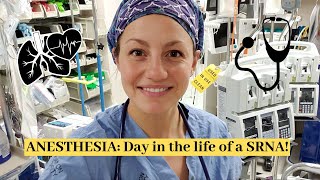 Day in the Life of a Student Registered Nurse Anesthetist SRNA [upl. by Leirbma573]