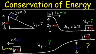 Conservation of Energy Physics Problems [upl. by Thekla]