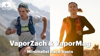 NATHAN VaporMag 25L amp VaporZach 25L Minimalist Race Vests [upl. by Rochella]