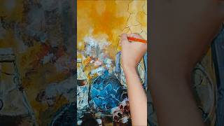 Experimental still life painting acrylic colour stilllife painting art acrylic shorts [upl. by Akkinahs]