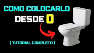 ✅ Como INSTALAR un INODORO paso a paso Tutorial Completo [upl. by Miguelita]