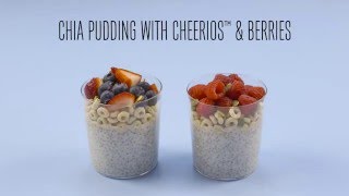 How to Make Chia Pudding with Cheerios and Fresh Berries [upl. by Nitsugua560]