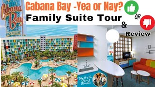 Ultimate Family Suite Tour amp Review at Universal’s Cabana Bay Beach Resort  Universal Orlando  HHN [upl. by Gram769]