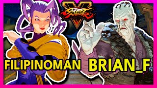 SFV 🥊 Filipinoman ROSE VS BrianF ORO 🥊 スト5 🥊 SF5 🥊 Street Fighter 5 [upl. by Lartnom]